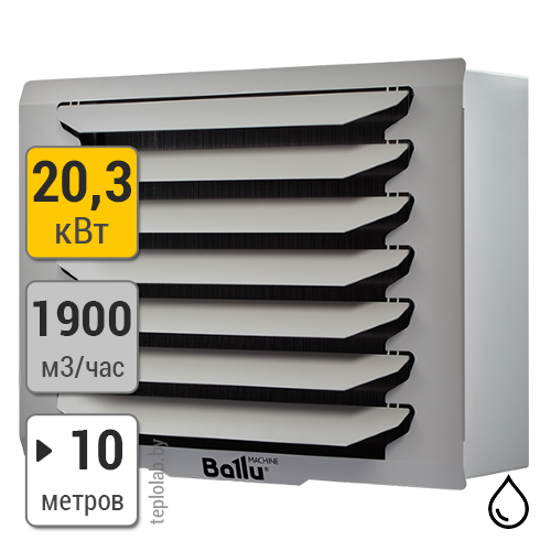 Водяной воздухонагреватель Ballu BHP-W4-15-S