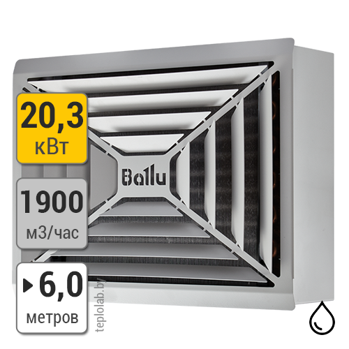 Водяной воздухонагреватель Ballu BHP-W4-15-D - фото 1 - id-p139972119