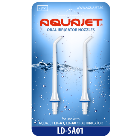 Насадки LD-SA01 для ирригатора полости рта AQUAJET LD-A8, 2 шт.