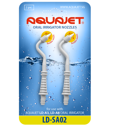 Насадки LD-SA02 для ирригатора полости рта AQUAJET LD-A8, 2 шт