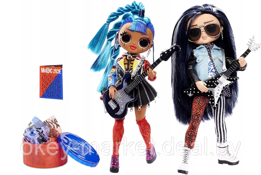 Набор Кукол LOL OMG Remix Rocker Boi and Punk Grrrl 2 Pack - фото 6 - id-p139987914