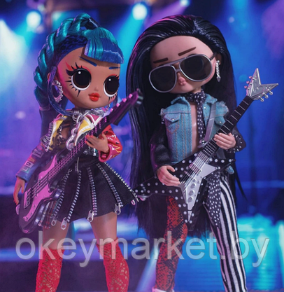 Набор Кукол LOL OMG Remix Rocker Boi and Punk Grrrl 2 Pack 567288, фото 3