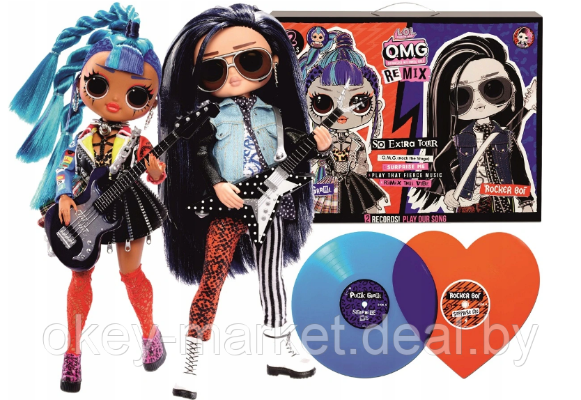 Набор Кукол LOL OMG Remix Rocker Boi and Punk Grrrl 2 Pack - фото 7 - id-p139987914