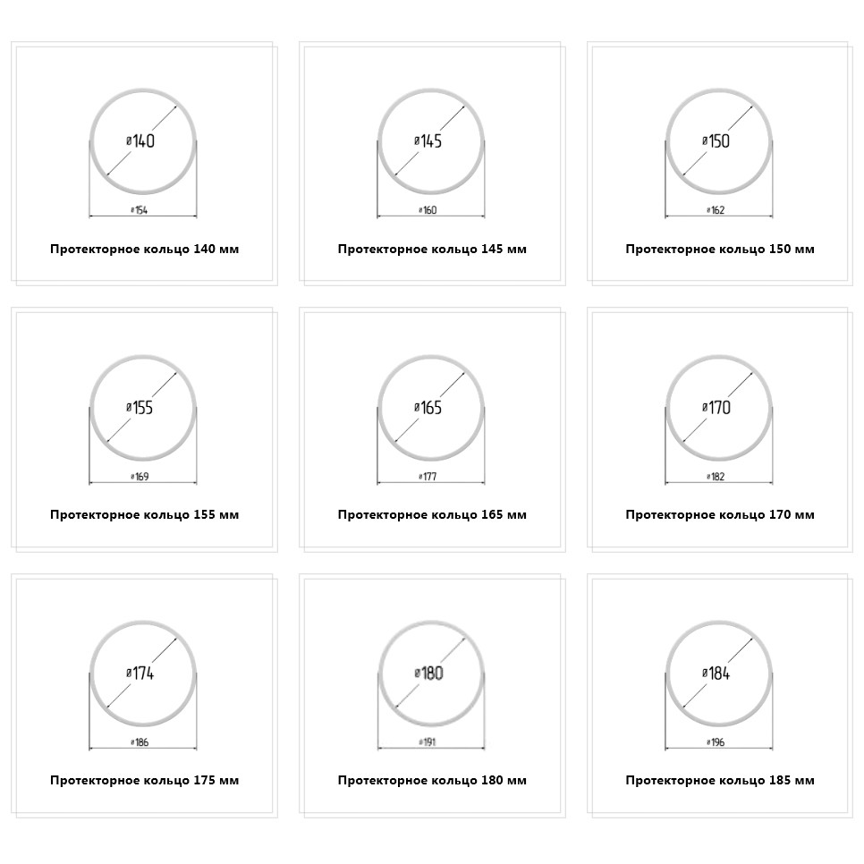 Кольцо под светильник, Ø (мм): 10, 20, 25, 30, 35, 40, 45, 50, 55 - фото 5 - id-p33379419