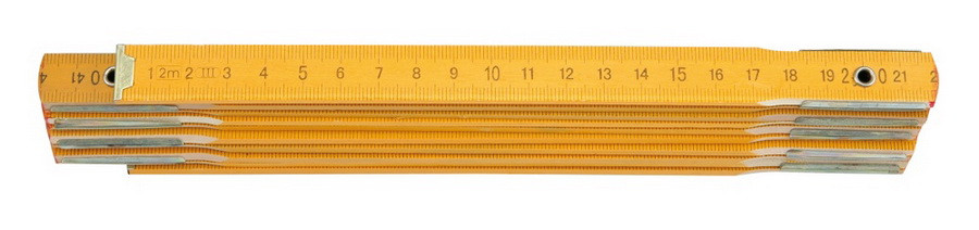 Метр складной деревянный 1м - VOREL (t15010)