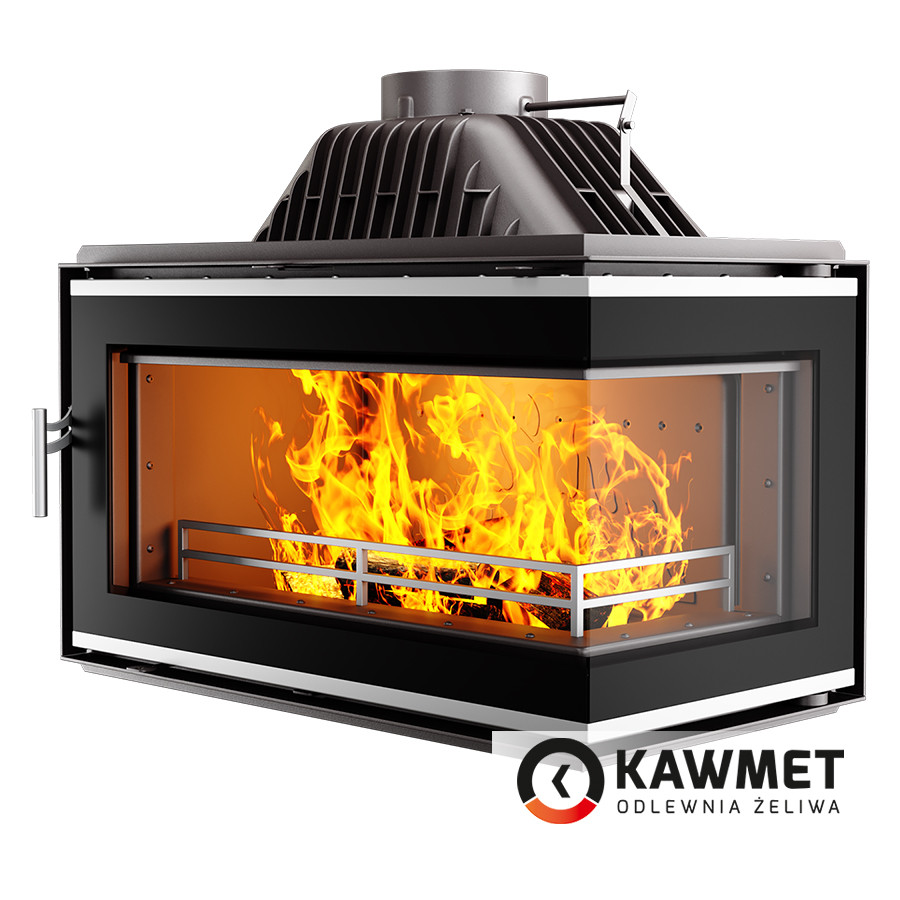 Каминная топка KAWMET W16 PB правое стекло(14.7 kW)