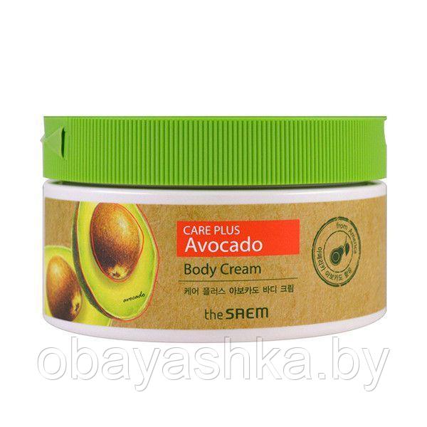 Крем для тела с экстрактом авокадо The Saem Care Plus Avocado Body Cream, 300 мл. - фото 1 - id-p140021685