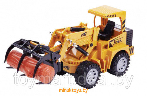 Трактор-лесопогрузчик игрушка на пульте управления, 870494 - фото 1 - id-p140023489