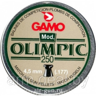 Пули для пневматики  "Gamo Olimpic", кал. 4,5 мм. (250 шт.)