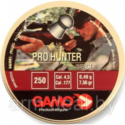 Пули пневматические "Gamo Pro-Hunter", кал. 4,5 мм. (500 шт.)