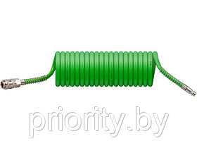 Шланг полиэт. спиральный ф 6,5/10 мм с быстросъемн. соед. ECO (длина  5 м)