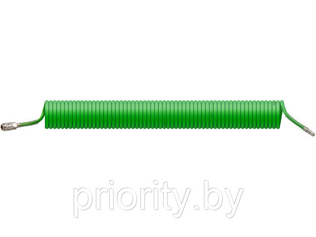 Шланг полиэт. спиральный ф 6,5/10 мм с быстросъемн. соед. ECO (длина 15 м)
