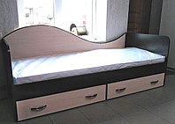 Кровать односпальная с ящиками "Волна-2 "