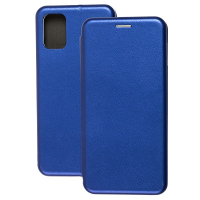 Чехол-книга на основе из силикона Book Case New 3D синий для Samsung Galaxy M31s - фото 1 - id-p139982733