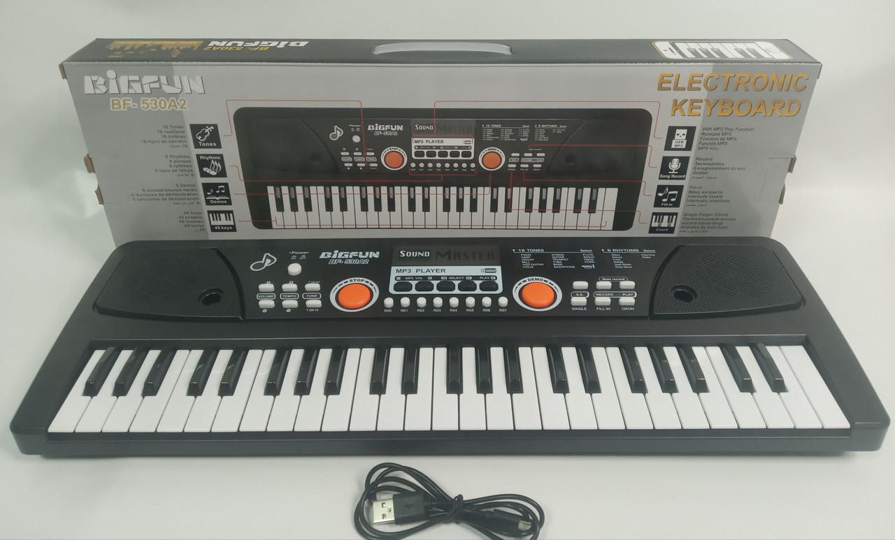 Детский синтезатор с USB и MP3 арт. BF-530A2 - фото 1 - id-p140065322