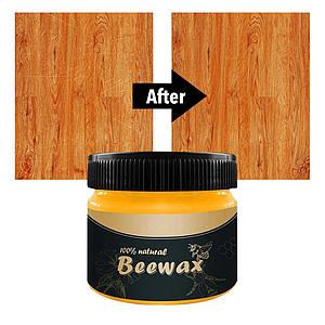 Полироль для деревянной мебели (древесины) Beewax на пчелином воске, 80 гр.