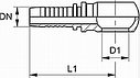 Фитинг BANJO DN6 M10x1, фото 2