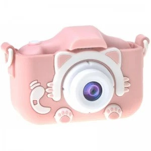 Детский цифровой фотоаппарат "Котик" Розовый