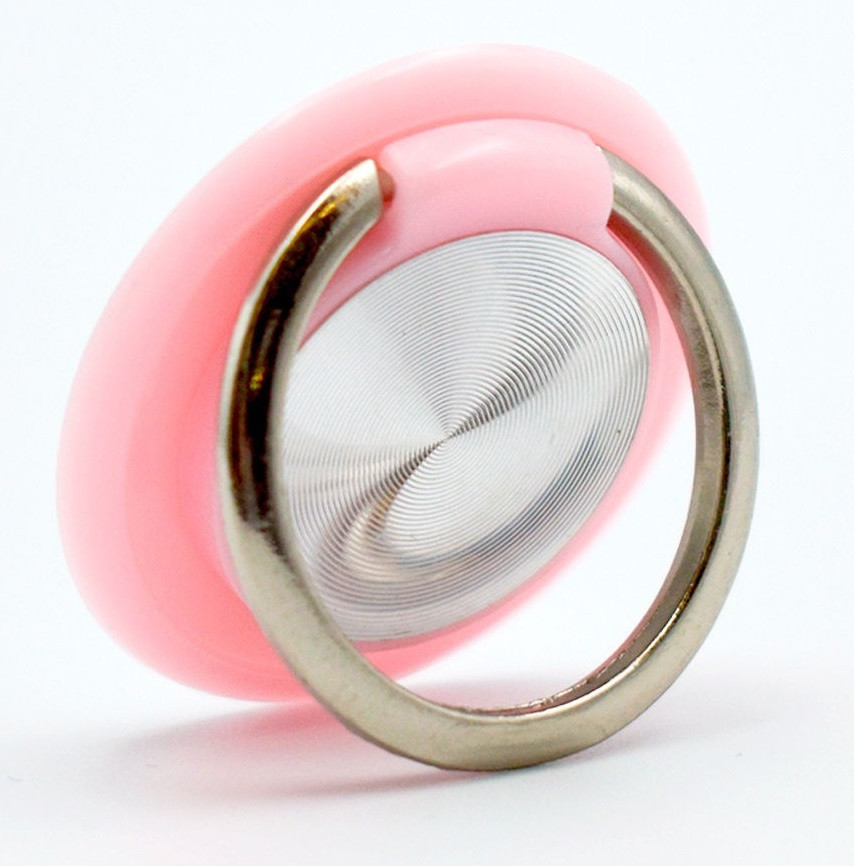 Попсокет с кольцом ( держатель для телефона ) розовый - фото 1 - id-p140082910
