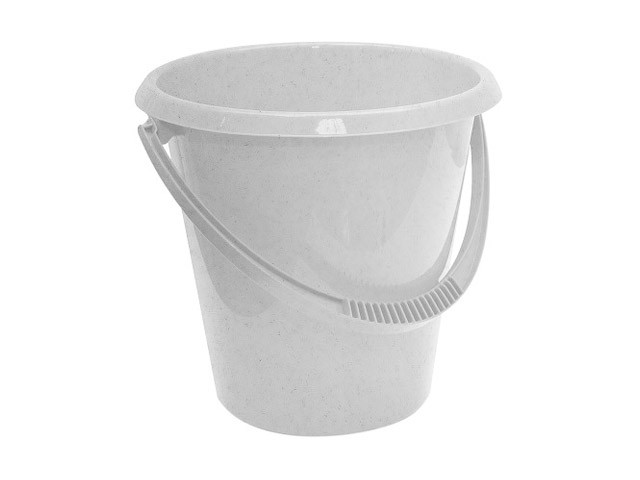 Ведро 17л с мерной шкалой, мраморный (IDEA)