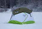 Утепленная зимняя палатка Лотос КубоЗонт 4 Компакт Термо (Салатовый), фото 2