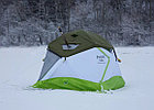 Утепленная зимняя палатка Лотос КубоЗонт 4 Компакт Термо (Салатовый), фото 3