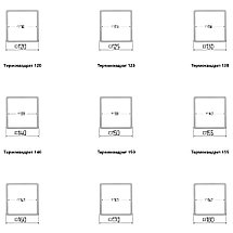 Квадрат под светильник LED, Ø (мм): 60, 70, 80, фото 2