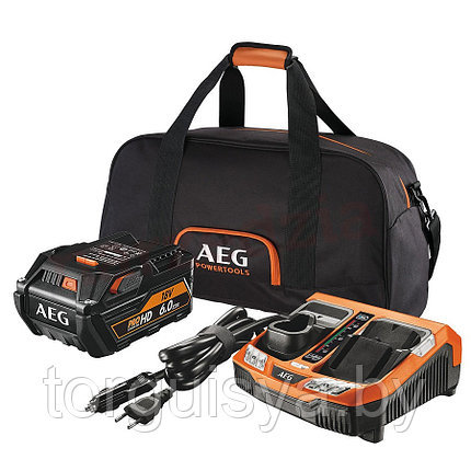 Аккумулятор AEG SET L1860RHDBLK с зарядным устройством, фото 2