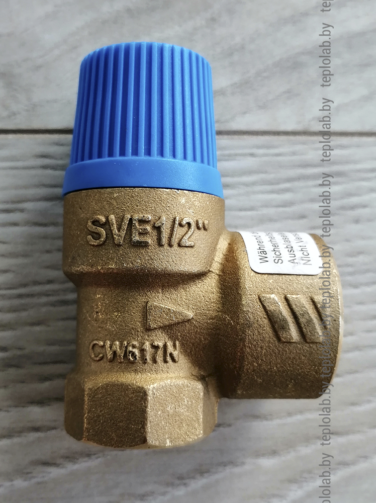 Watts SVW 1/2" x 3/4" 4 bar предохранительный клапан для систем водоснабжения - фото 2 - id-p89617044