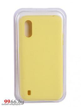 Чехол Innovation для Samsung Galaxy A01 Soft Inside Yellow 19152