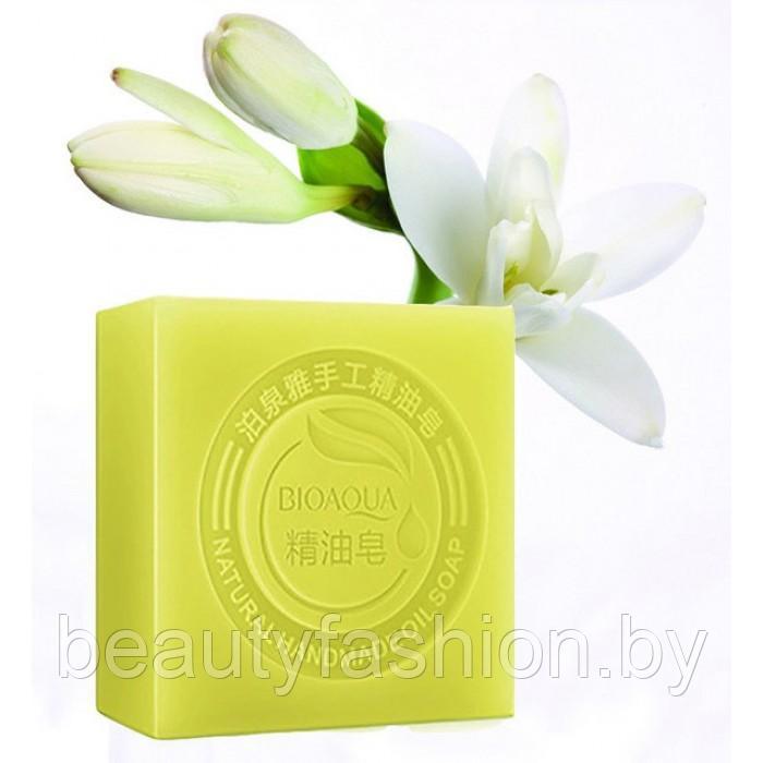 Натуральное мыло ручной работы с жасмином BIOAQUA Jasmine Natural Oil Soap, 100 гр. Bioaqua - фото 2 - id-p140096105