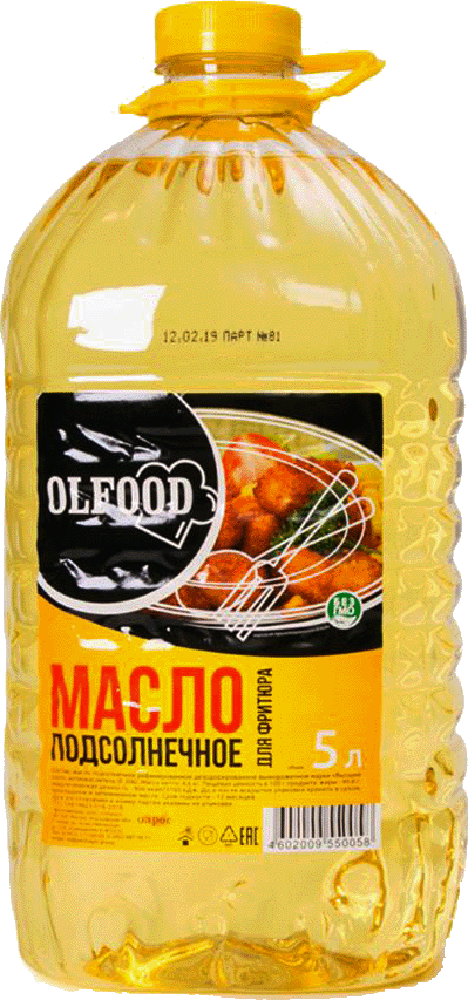Масло фритюрное «Olfood» 5л. Подсолнечное масло для фритюра 5л.