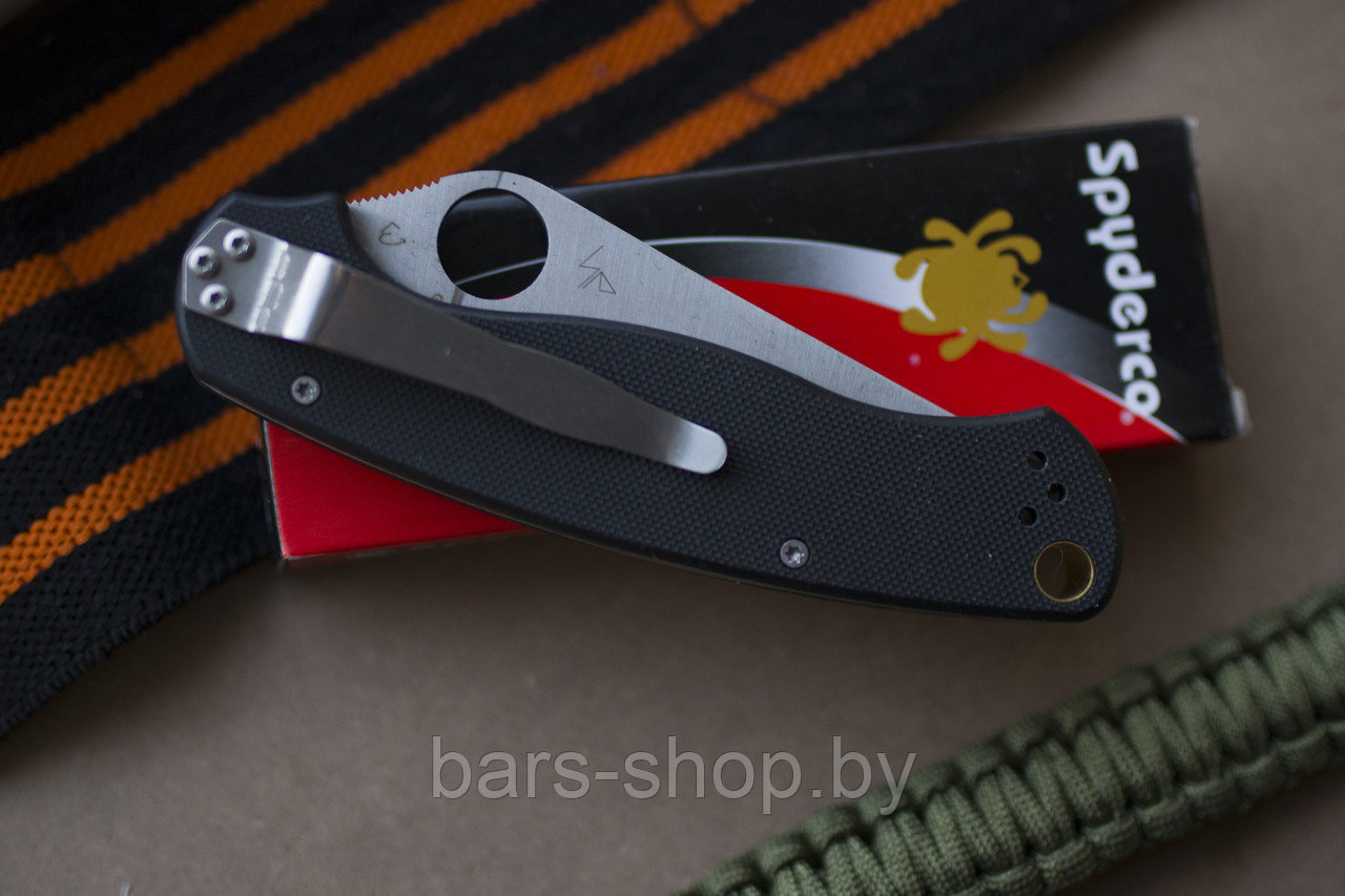 Складной нож Spyderco Military black - фото 7 - id-p140098451