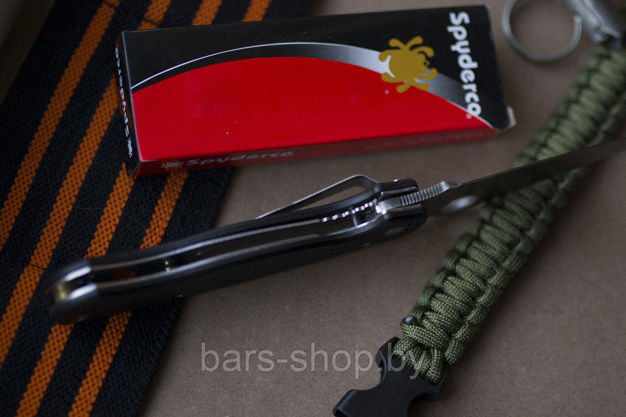 Складной нож Spyderco Military black - фото 6 - id-p140098451