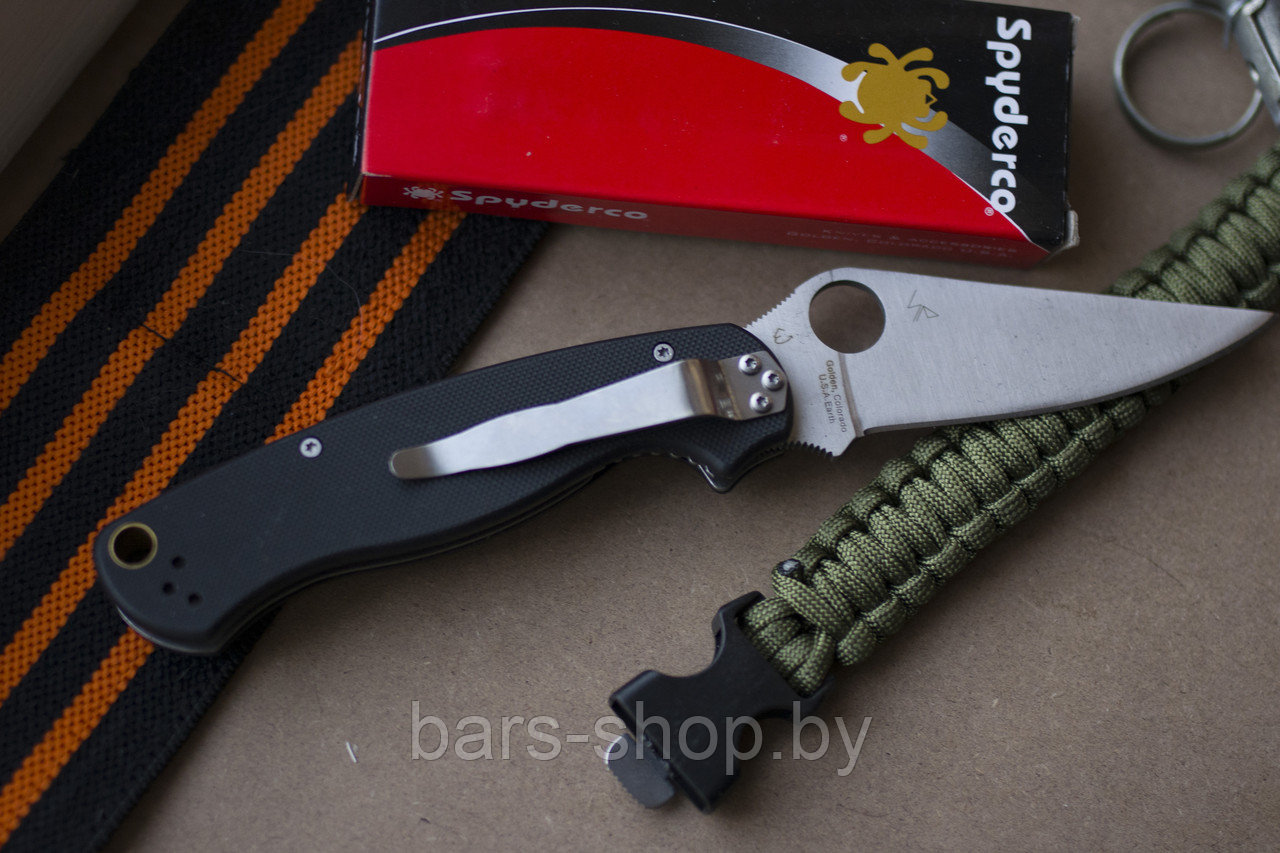 Складной нож Spyderco Military black - фото 8 - id-p140098451
