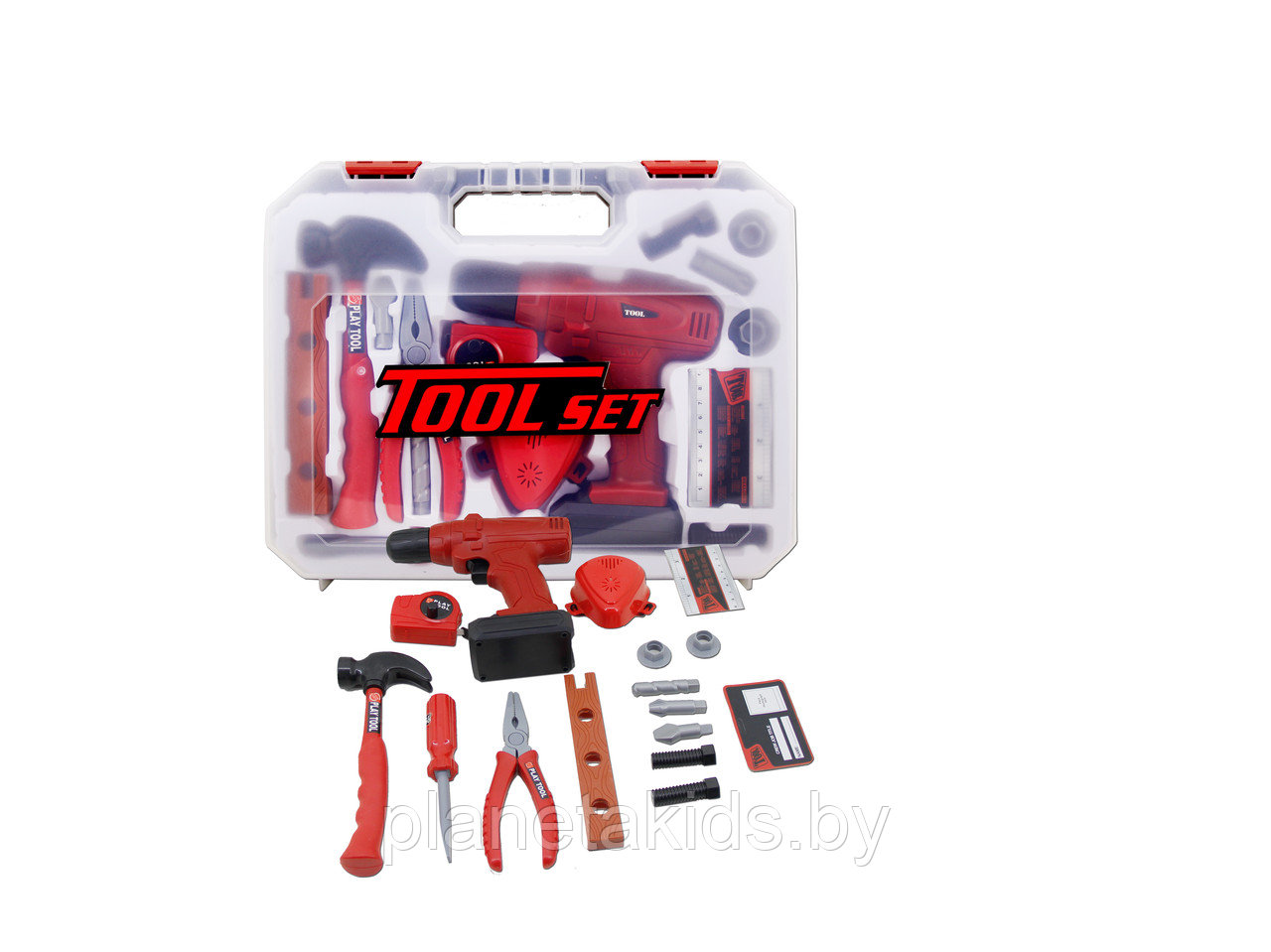 Игровой набор инструментов Tool Set в чемодане,  арт. T1801