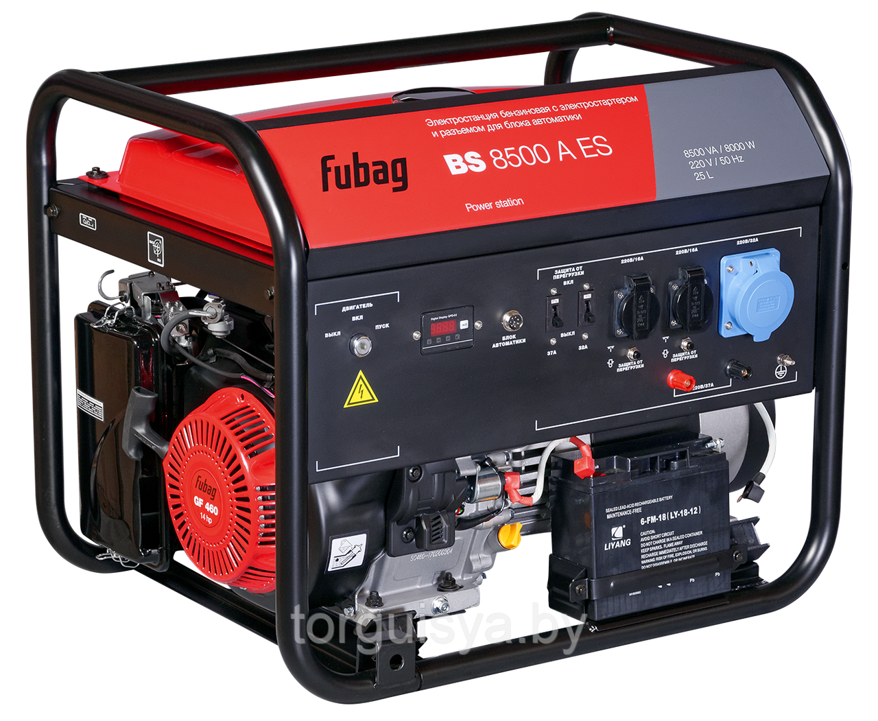 Генератор бензиновый FUBAG BS 8500 A ES с электростартером и коннектором автоматики - фото 1 - id-p92913887