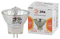 Лампа галогенная ЭРА GU4-MR11-50W-12V-30CL ЭРА (галоген, софит, 50Вт, нейтральный свет, GU4)