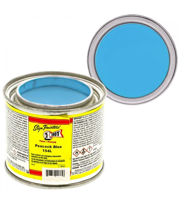 1 Shot Lettering Enamel Эмаль для пинстрайпинга 1 Shot Peacock Blue, 118 мл