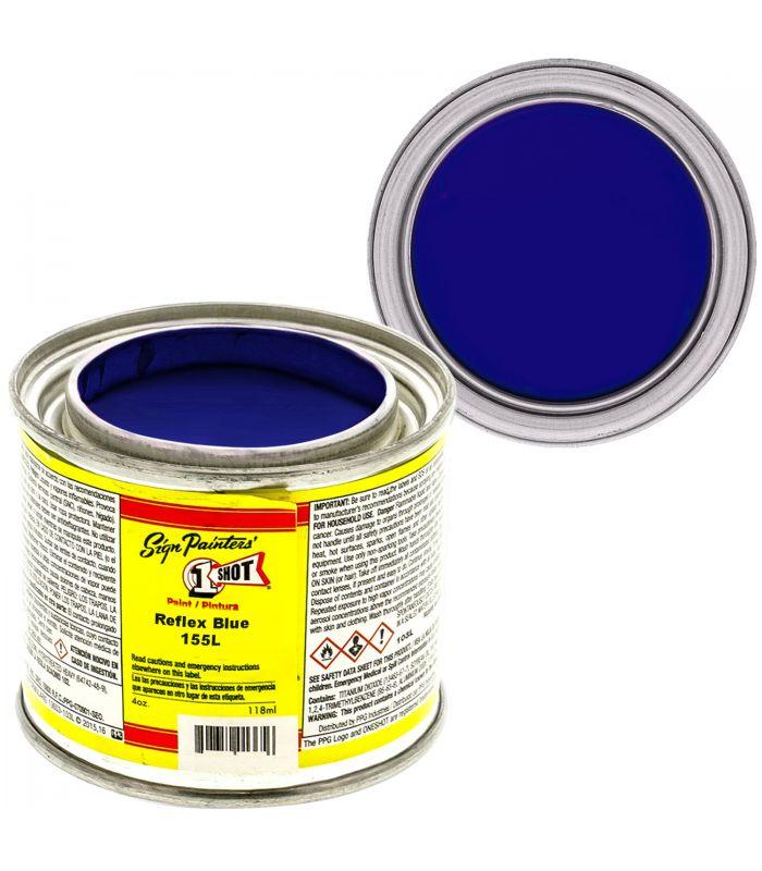 155-L Эмаль для пинстрайпинга 1 Shot Reflex Blue, 118 мл