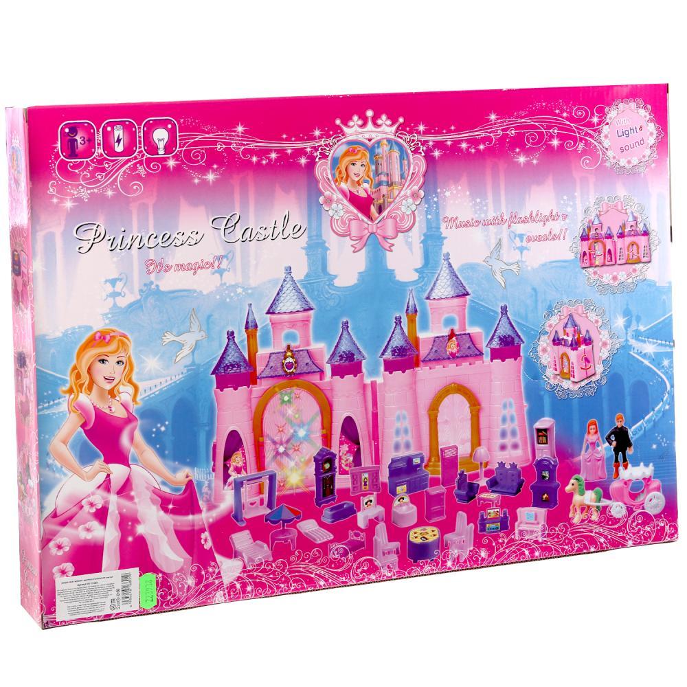 Кукольный дом "Princess castle" с мебелью, фигурками и аксессуарами, свет/звук, арт. B1111033 дж - фото 2 - id-p140107662