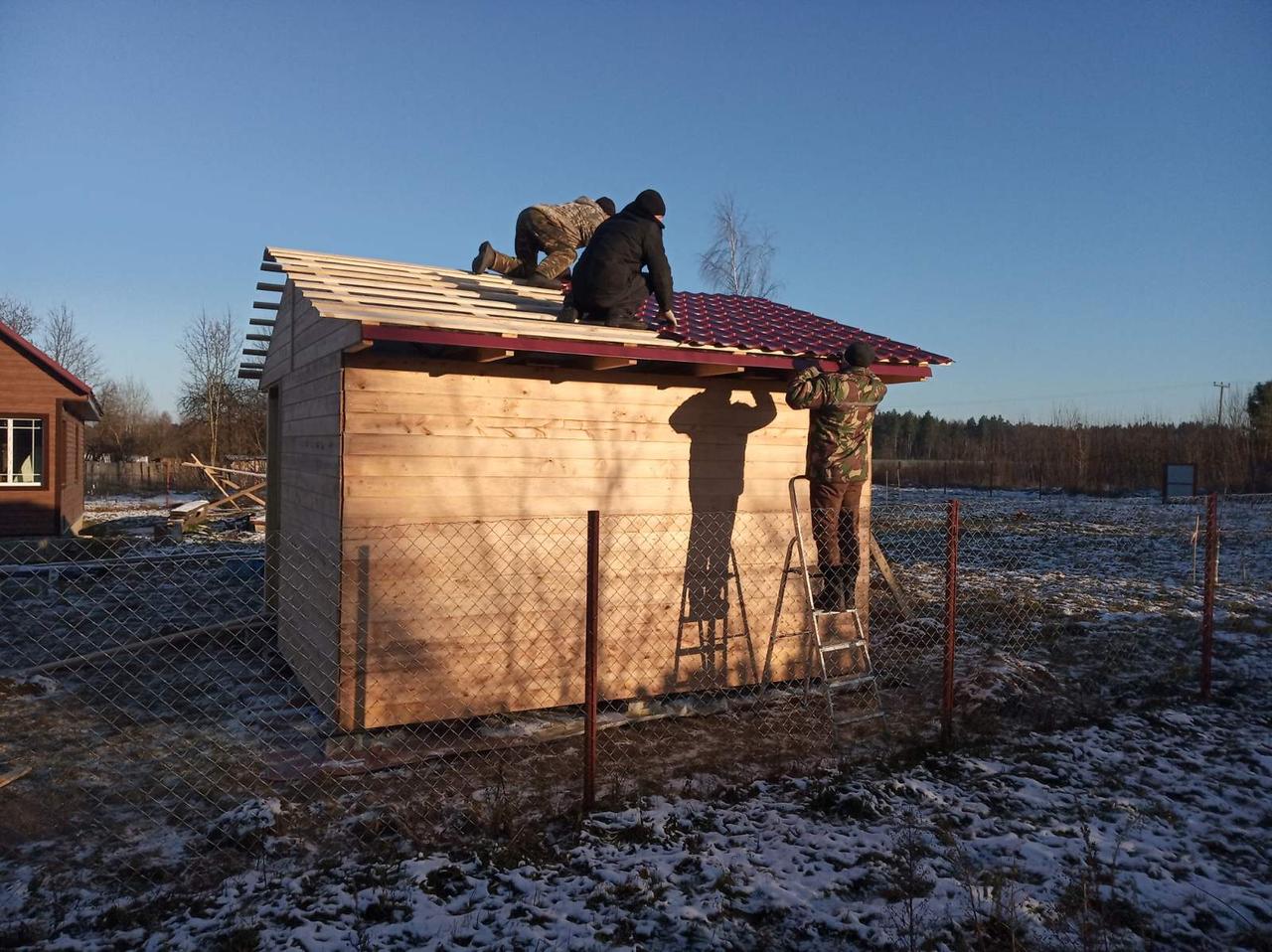 Хозблок и сарай из дерева - пристройка для дачи - фото 6 - id-p140108660