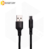 Кабель Profit QY-16 USB-microUSB 1m 2.4A черный