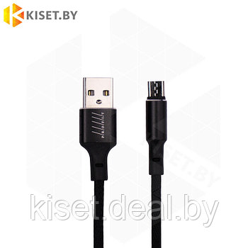 Кабель Profit QY-16 USB-microUSB 1m 2.4A черный