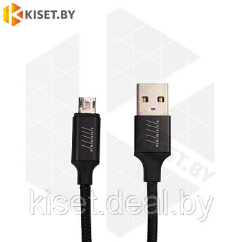 Кабель Profit QY-18 USB-microUSB 1m 3A черный
