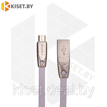 Кабель Awei CL-96 USB-microUSB 1m белый