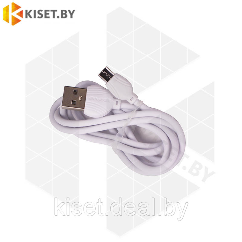Кабель Awei CL-61 USB-microUSB 1m 2.5A белый - фото 1 - id-p134735738