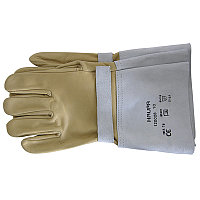 120028/11 Защитные кожаные перчатки 2.5 кВ, 11р-р (Haupa)
