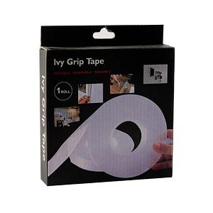 Многоразовая крепежная лента гелиевая на любые поверхности UKC Ivy Grip Tape 5 м прозрачная