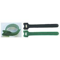 262760 Лента-липучка для электромонтажных работ, 125х12 мм, цвет зеленый (20шт) (Haupa)